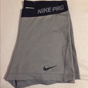 gray nike pro spandex